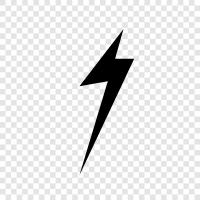 electricity, power outages, utility companies, Lightning Bolt icon svg