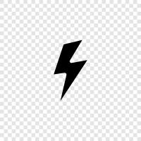 electricity, storm, weather, danger icon svg