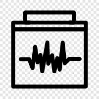 electrocardiogram, heart, heart disease, heart rhythm icon svg