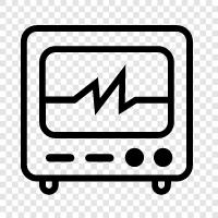 electrode, electrocardiogram, electroencephalogram, electrocard icon svg