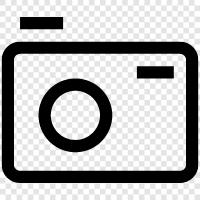 electronic camera, mini camera, point and shoot camera, photography icon svg