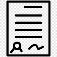 electronic, paper, print, document management icon svg