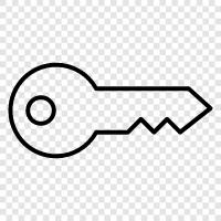 electronic key, car key, house key Keyboards -, Key icon svg
