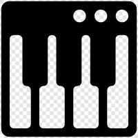 Elektronische Musik, Synthesizer Musik, Elektronische Musikproduktion, Synthesizer symbol