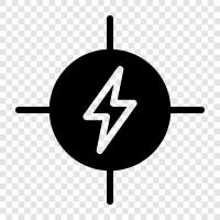 Elektronen, Strom, Spannung, Magnetismus symbol