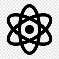 element, atomic, nucleus, atom bomb icon svg