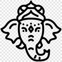 elephant, Hindu god, car, jaguar icon svg