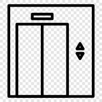 elevator, hoist, raise, transport icon svg