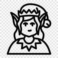 Elf Costume icon svg