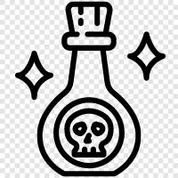 elixir, potion recipe, brewing potion, ingredients for potion icon svg