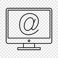 email addresses, email, email address list, email addresses list icon svg