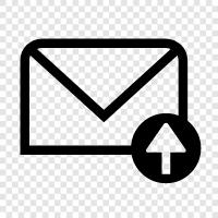 email attachment, email upload software, email upload program, email attachment program icon svg