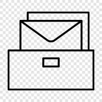 email, inbox, спам Значок svg