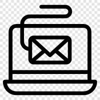email, mail, email notification, email notification service icon svg