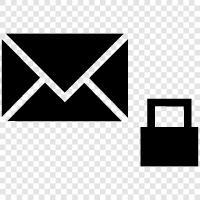 email, secure, email encryption, email security icon svg