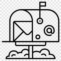 email, inbox, mail, send icon svg