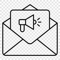 email campaign, email list, email list building, email marketing icon svg