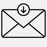 Электронная почта, вставка, сообщения, связь Значок svg