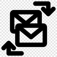 email, send, receive, messages icon svg