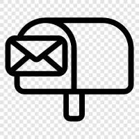 email, inbox, storage, storage facility icon svg