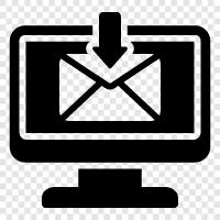 Электронная почта, адрес электронной почты, вебпочта, получение почты Значок svg