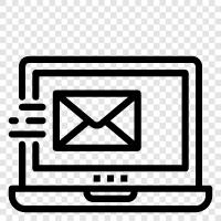 EMail, Senden, Nachricht, Posteingang symbol