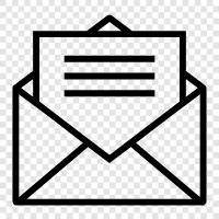 EMail, Senden, Mailing, EMail senden symbol