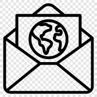 Электронная почта, почтовый клиент, почту Значок svg