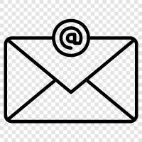 Маркетинг электронной почты, информационные бюллетени по электронной почте, наводки по электронной почте, программное обеспечение для маркетинга электронной почты Значок svg