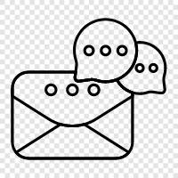 email marketing, email newsletters, email blasts, email signatures icon svg