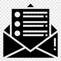 email marketing, email list, email campaign, email template icon svg