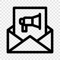 EMail Marketing, EMail Blasts, EMail Kampagnen, EMail Newsletter symbol