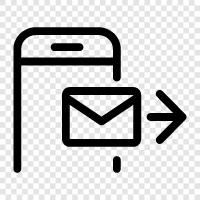 Email, Mobile Email Service, Email on a, Mobile Email icon svg