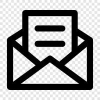 email newsletter, email marketing, email newsletter design, email newsletter software icon svg