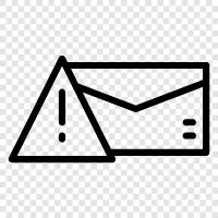 email notifications, Mail Alert icon svg