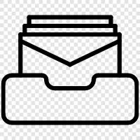 email, messages, inbox, Inbox icon svg