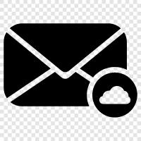 Bulut Üzerindeki E-posta ikon
