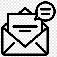 email, newsletters, email marketing, email content icon svg