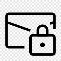 email security, email privacy, email encryption, email security software icon svg