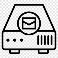 Email Server, SMTP Server, POP3 Server, IMAP Server icon svg