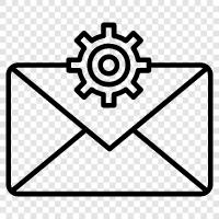 Email Settings, Email Account, Email Accounts, Mail Settings icon svg