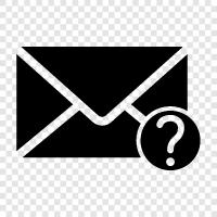 email spam, email virus, email scams, email unknown icon svg