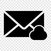 email storage, email archiving, email spam, email security icon svg