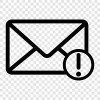 email warning systems, email security, email virus, email fraud icon svg