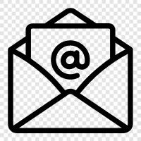 emailing, email marketing, email newsletters, email signatures icon svg
