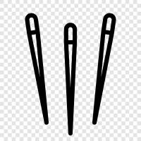 embroidery needles, fabric needles, quilting needles, darning icon svg