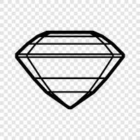 emerald diamond, emerald rings, emerald cuts, emerald cut diamond icon svg