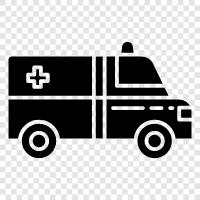 Emergency Medical Service, EMS, Resuscitation, Trauma icon svg