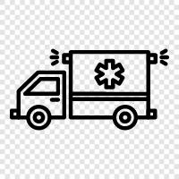 Emergency, Medical, Transport, Rescue icon svg