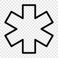 emergency sign, fire, ambulance, distress signal Emergency Symbol icon svg